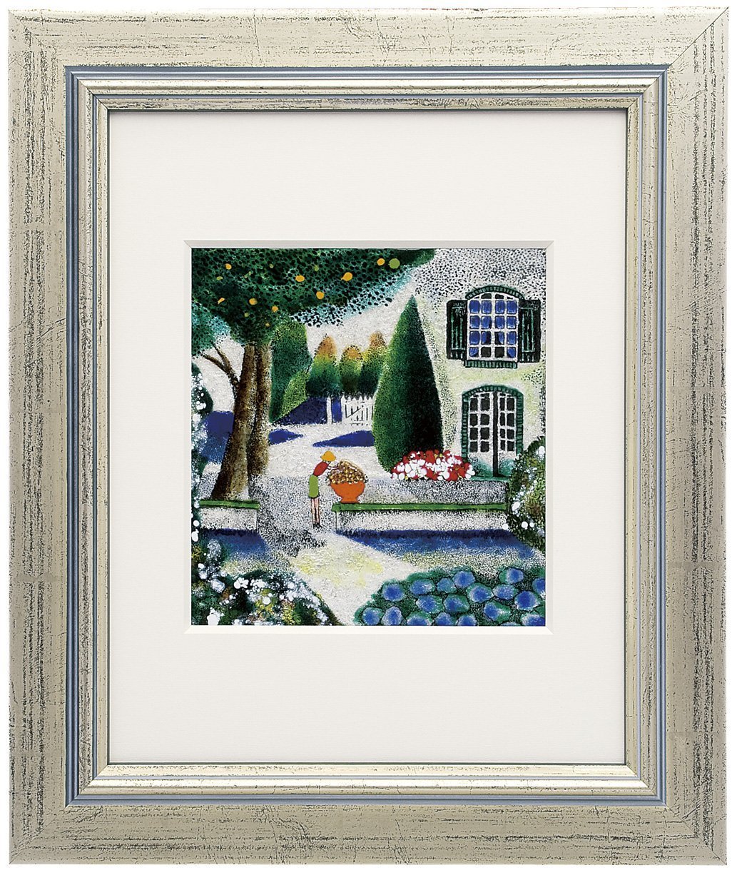 七宝の栞 七宝焼 額 縁 額装花 花瓶 マルチカラー Amazon.co.jp: 七宝